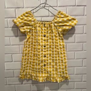 PRIMARK girls summer casual fashion yellow dress /size 2-3 years old